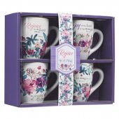 Rejoice Collection - Set of 4 Coffee Mugs Set