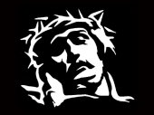 Auto Vinyl Decal - Head of Christ