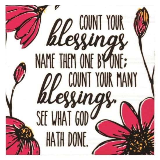 Magnet - Count Your Blessings, See What the Lord...