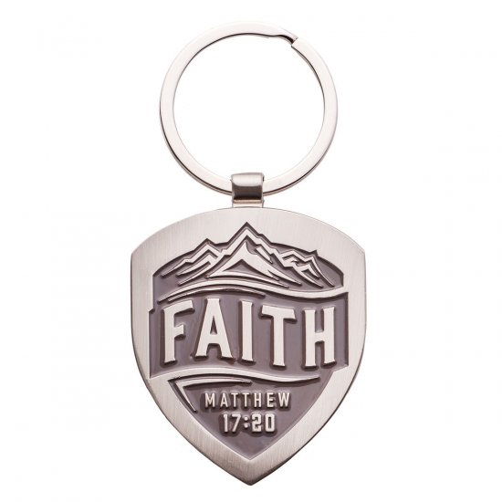 Faith - Matthew 17:20 - Metal Keyring