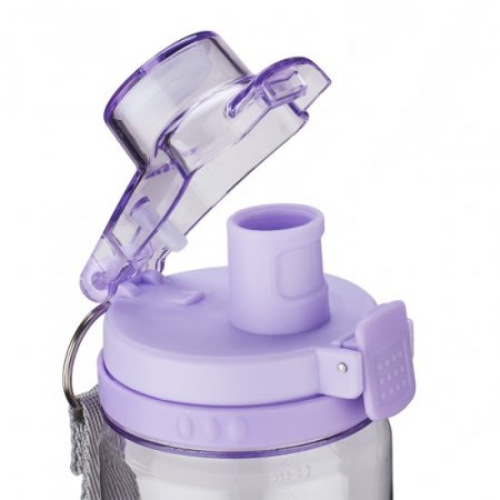 Trust in the Lord in purple - Proverbs 3:5-6 Plastic Water Bottle