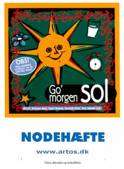 Go\' morgen sol - Nodehæfte