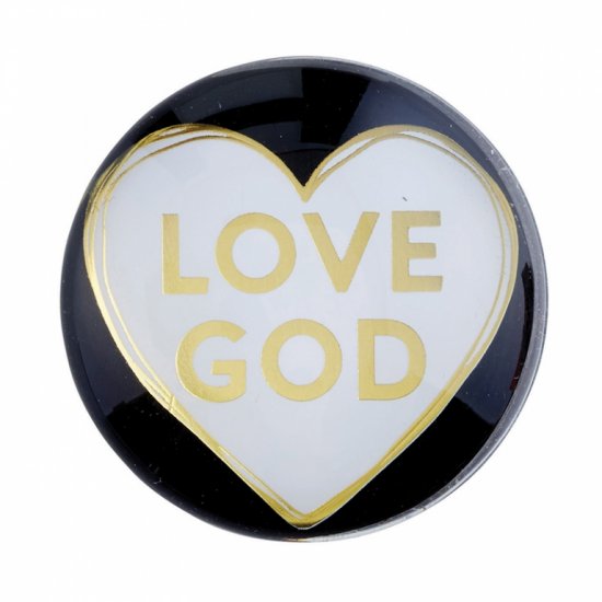 Magnanimous Round Magnet - Love God