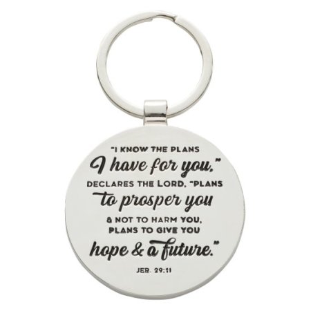 Hope & a Future Keyring in a Tin - Jeremiah 29:11