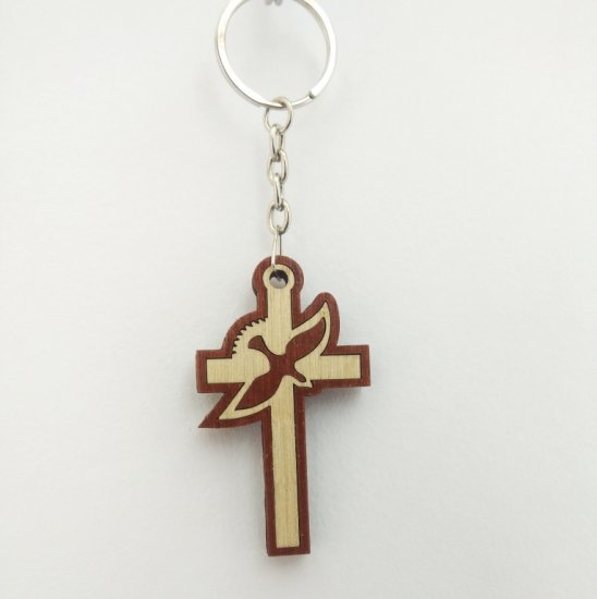 Cross Keyring - Dove