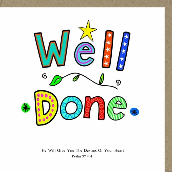 Potty Mouse Greetings Card - Well Done