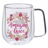 Amazing Grace - Double-walled Glass Coffee Mug