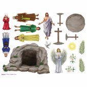 The Easter Story Magnet Set