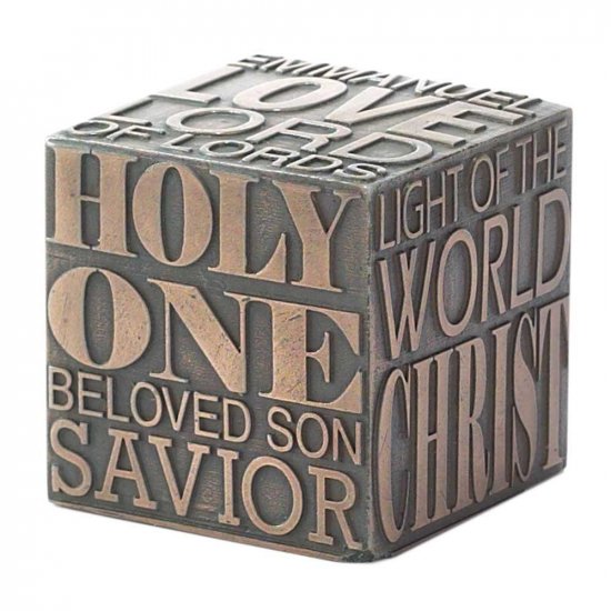 Names of Jesus - Desktop Cube