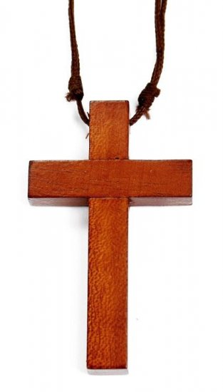 Cross on cord - 2 cm