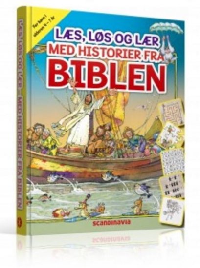 Læs, løs og lær med historier fra Biblen (for børn i alderen 4-7)