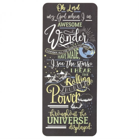 Bookmark Card - O Lord My God...