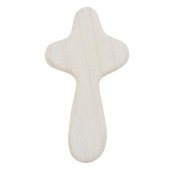 Hand Held Cross - White