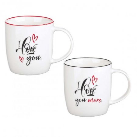 I Love You - Two Piece Ceramic Mug Set - Song of Solomon 3:4