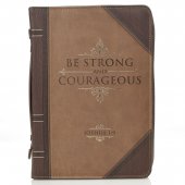 Be Strong and Courageous Joshua 1:9 Bible Cover - Medium