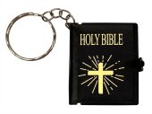 Mini Bible - keychain - black