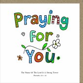 Potty Mouse Greetings Card - Praying for You