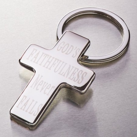 God's Faithfulness - Metal Keyring