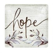 Glass magnet square - Hope