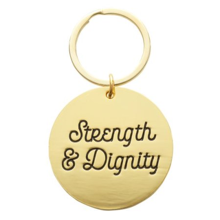 Strength & Dignity Keyring – Proverbs 31:25