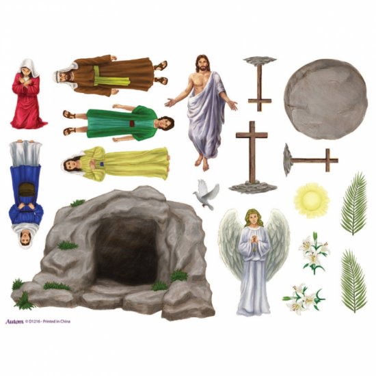 The Easter Story Magnet Set