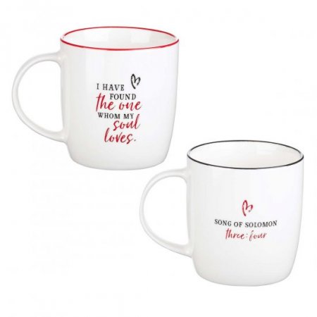 I Love You - Two Piece Ceramic Mug Set - Song of Solomon 3:4