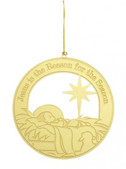 Brass Hanging Decoration - Reason for Season