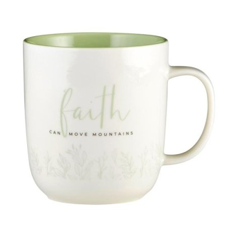 Heart and Soul Mug - Faith can Move Mountains