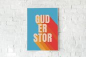 Plakat - Gud er stor - 30x40 cm