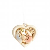 Holy Family in Heart - ornament