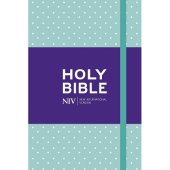 NIV - Pocket Mint Polka-Dot Notebook Bible