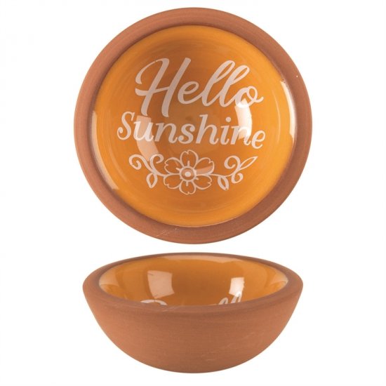 Terra Cotta Tray - Hello Sunshine