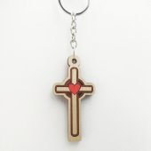 Cross Keyring - Heart