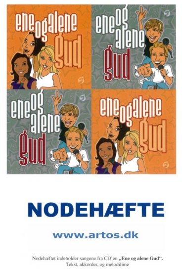 Ene og alene Gud - Nodehæfte