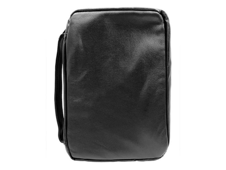 Bible Cover - Lambskin - Black Large