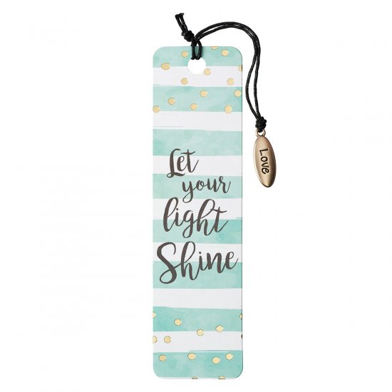 Let Your Light Shine - Bookmark with Charm