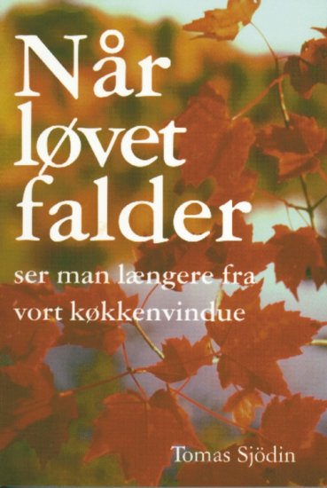 Når løvet falder - ser man længere fra vort køkkenvindue