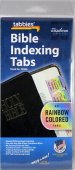 Bible Index Tabs - Rainbow colored