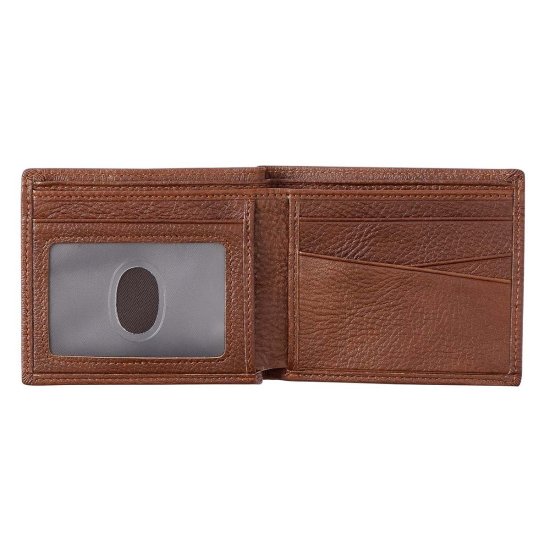 Blessed Is The Man Brown Genuine Leather Wallet - Jeremiah 17:7