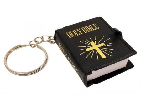 Mini Bible - keychain - black