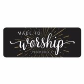 Made To Worship Jumbo Bookmark