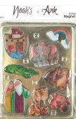 Epoxy magnets (8 pcs) - Noah's ark