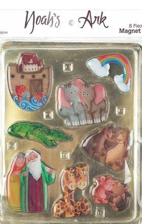 Epoxy magnets (8 pcs) - Noah\'s ark