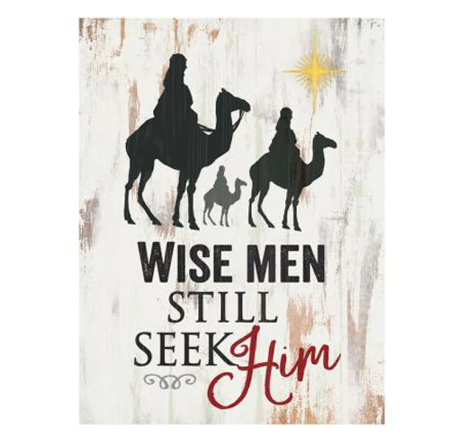 Christmas table decor - Wise men still seek Him