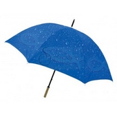 Golf Umbrella Rain Drops Fish