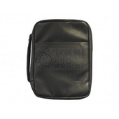 Bible Cover Black Cross Imitation Leather XL