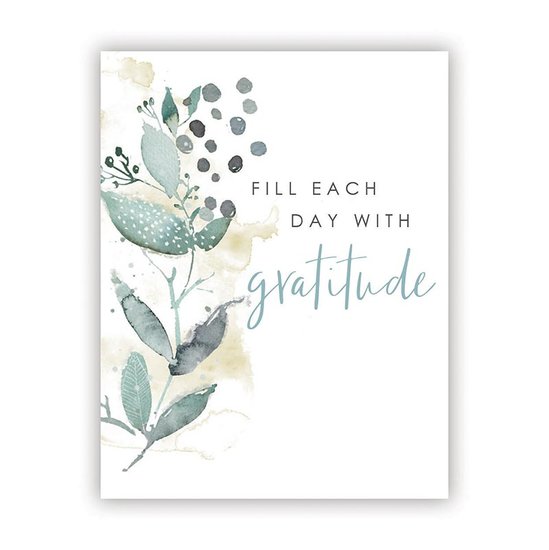 Square magnet - Fill each day with gratitude