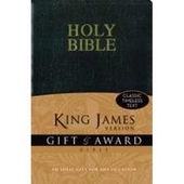 King James Version Gift & Award Bible, Black