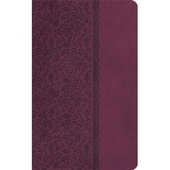 KJV Compact Ultraslim Bible Plum Leathersoft