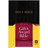 NLT Gift and Award Bible Black